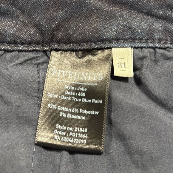 FiveUnits Jolie Stretch Jodhpur Style Jeans Dark Blue 31‎ - Picture 14 of 16